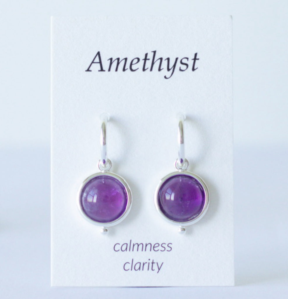 Amethyst Drop Earrings
