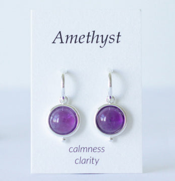 Amethyst Drop Earrings