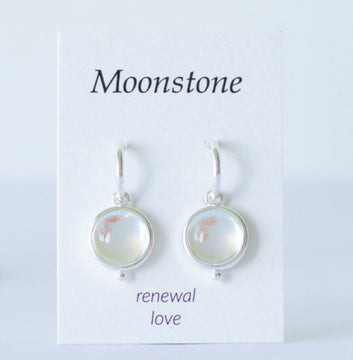Moonstone Drop Earrings